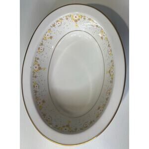 Vintage Noritake Fragrance Ivory China Oval Bowl